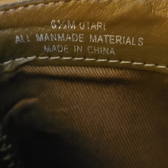 Hocus Pocus Woman's Utari Wedge Ankle Boots, Color: Brown Size: 6.5 - Picture 11 of 12